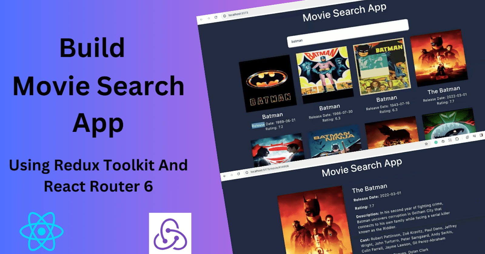 🔥Build A Movie Search App Using Redux Toolkit And React Router 6🔥