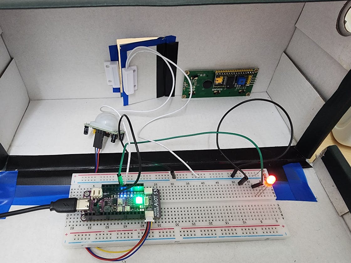 Intruder Alarm System using Maker Feather AIoT S3, GCP and MongoDB Atlas