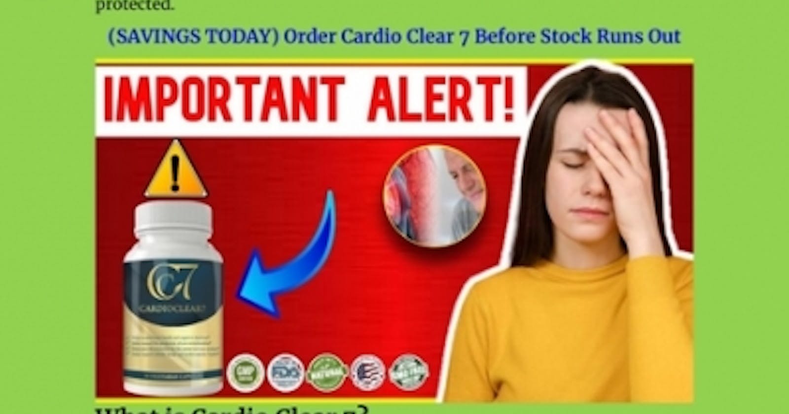 Cardio Clear 7 Reviews - What to Know Before Buy!