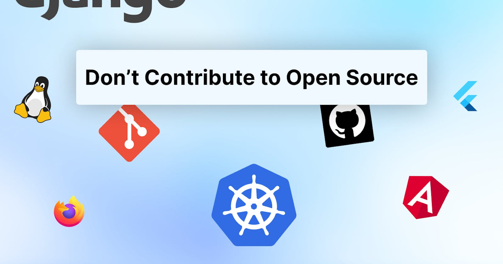 Stop Contributing to Open Source