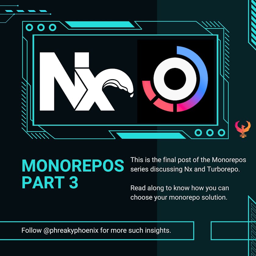 Cover Image for Mastering Monorepos Part 3: Points to consider choosing between Nx and Turborepo