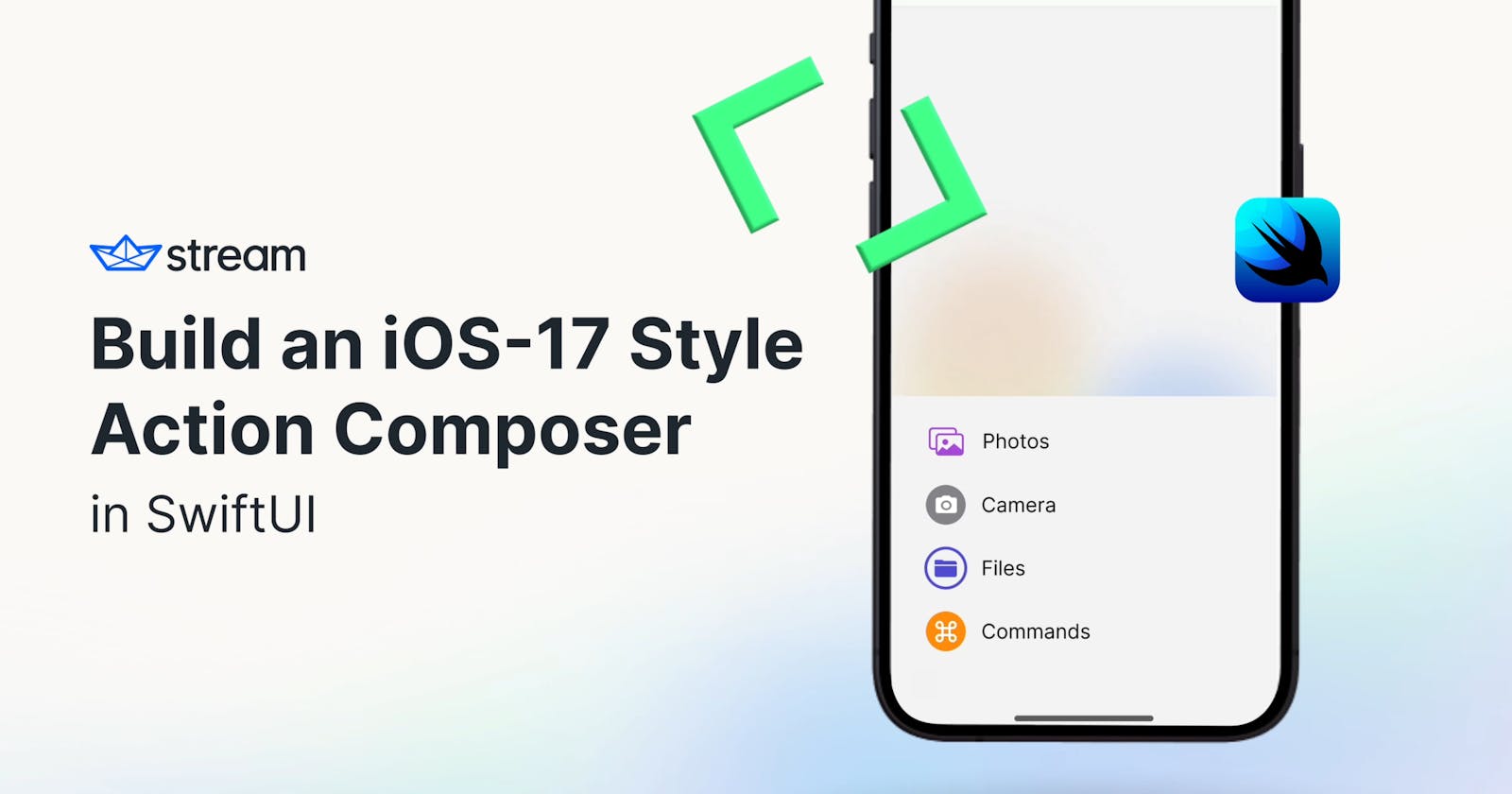 Build an iOS 17-Style Action Composer in SwiftUI