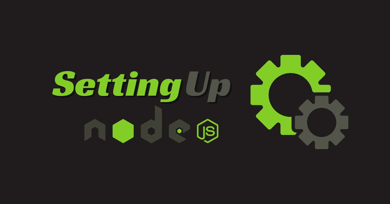 Setting Up node.js