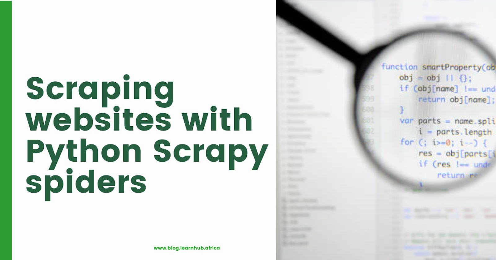 Scraping Websites With Python Scrapy Spiders