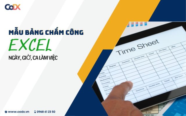 Cách làm bảng chấm công trên Excel chi tiết, cụ thể