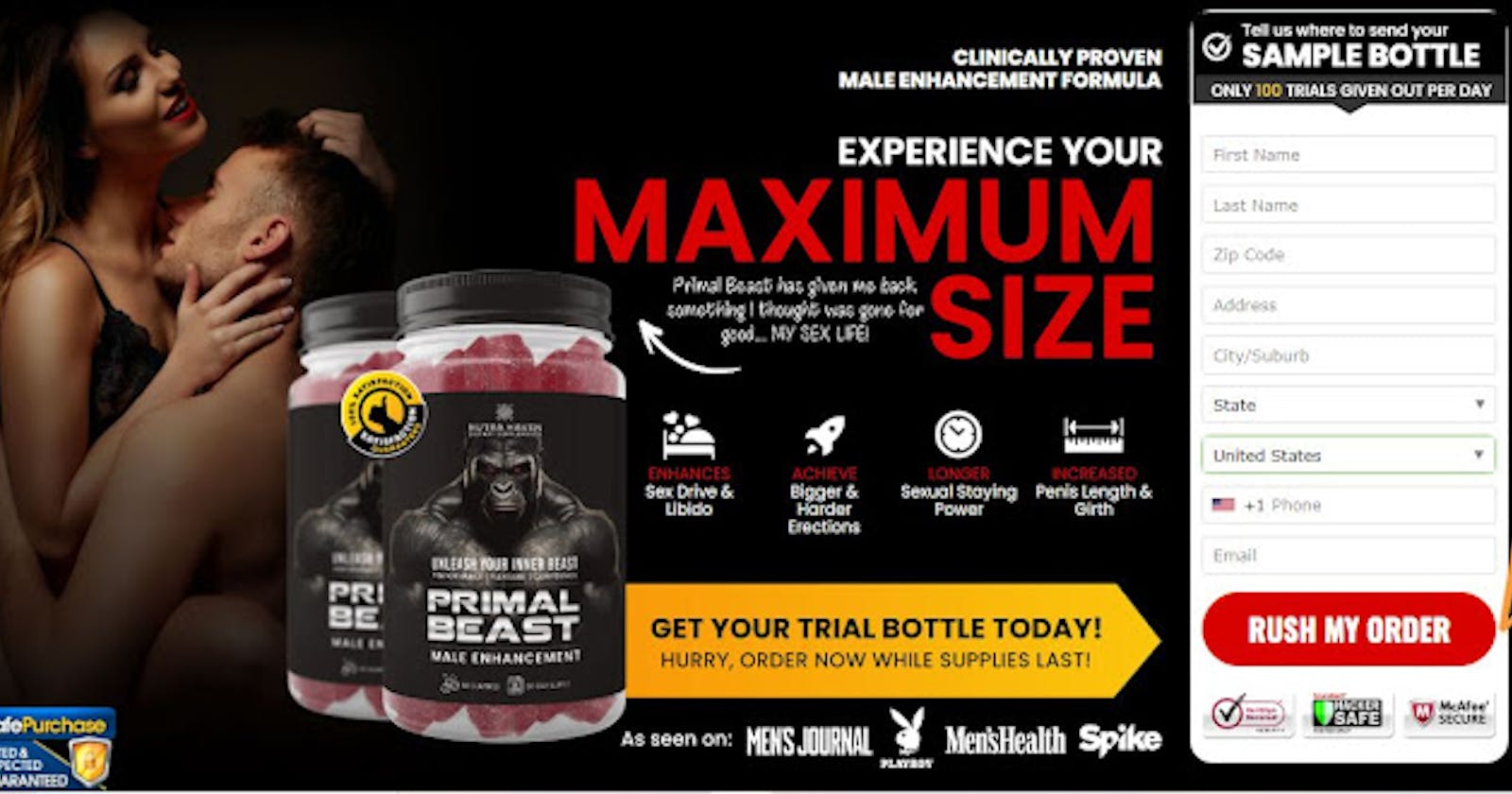 Primal Beast Male Enhancement Gummies [FAKE NEWS ALERT] Does It Effective or Trusted?