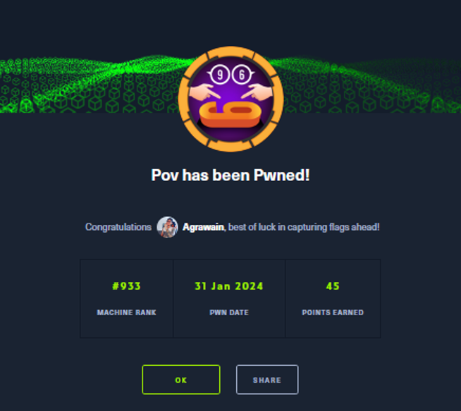 Pov | HTB PWNED | WRITE UP