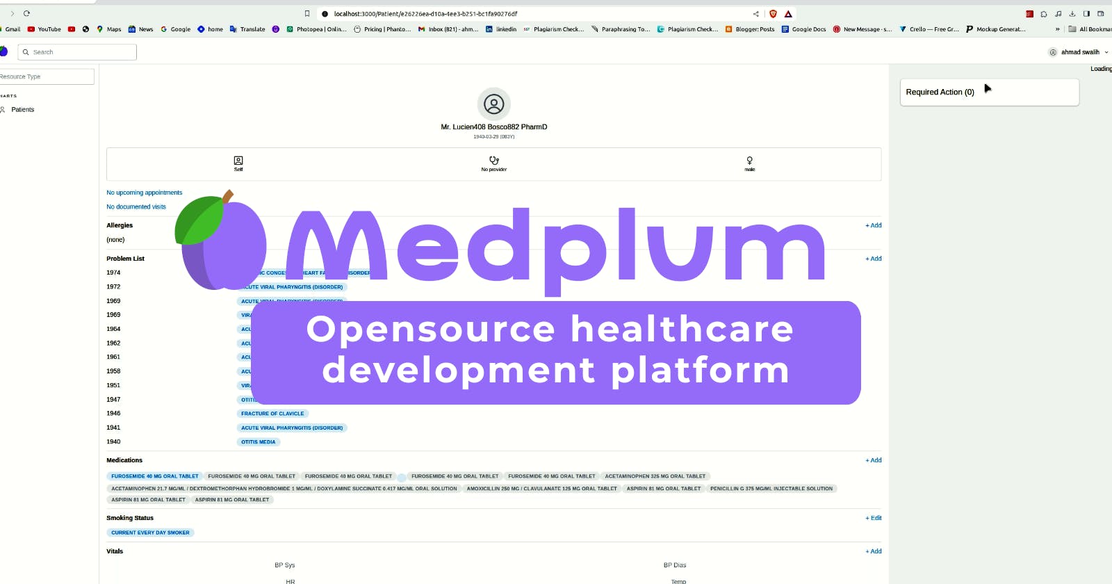 MEDPLUM : An OPENSOURCE  HealthCare Platform