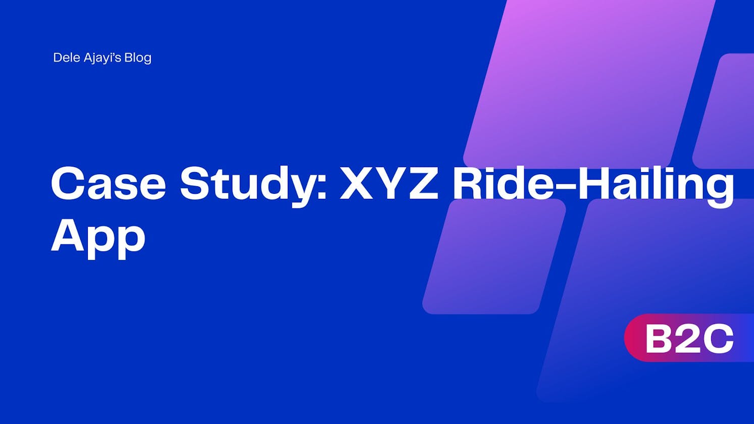 Case Study: XYZ Ride sharing App