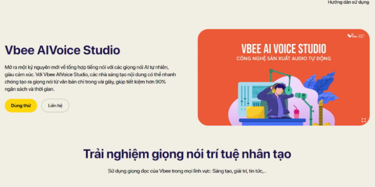 Vbee AIVoice Studio: Hiện Đại Hóa Nội Dung Âm Thanh Với Trí Tuệ Nhân Tạo