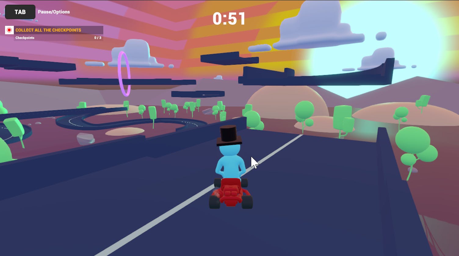 Learning  Unity | Modding the Karting Microgame sample
