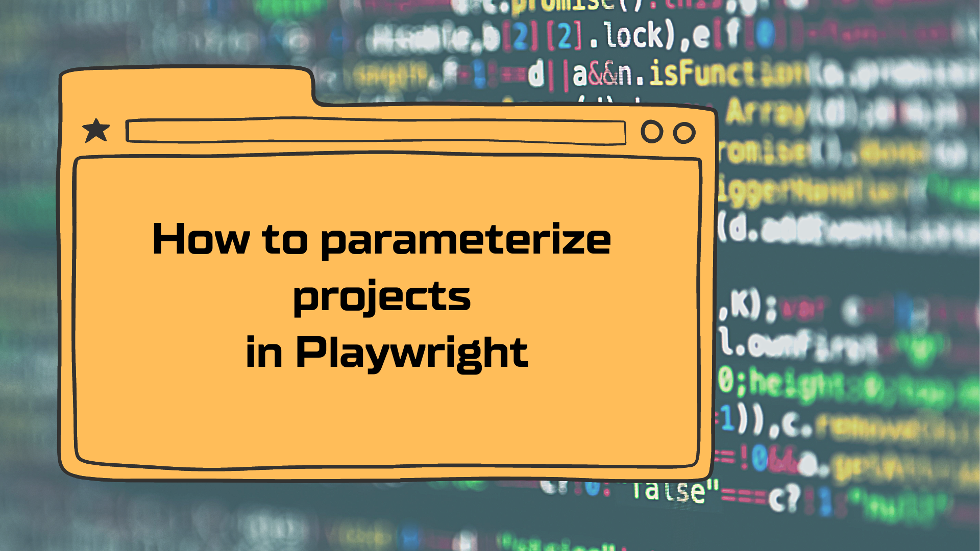 How to parameterize projects in Playwright