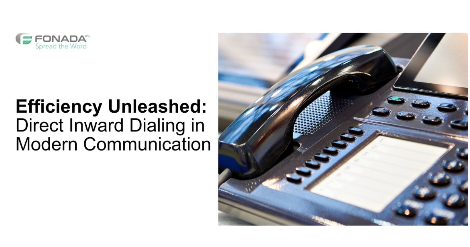 Efficiency Unleashed: Direct Inward Dialing in Modern Communication