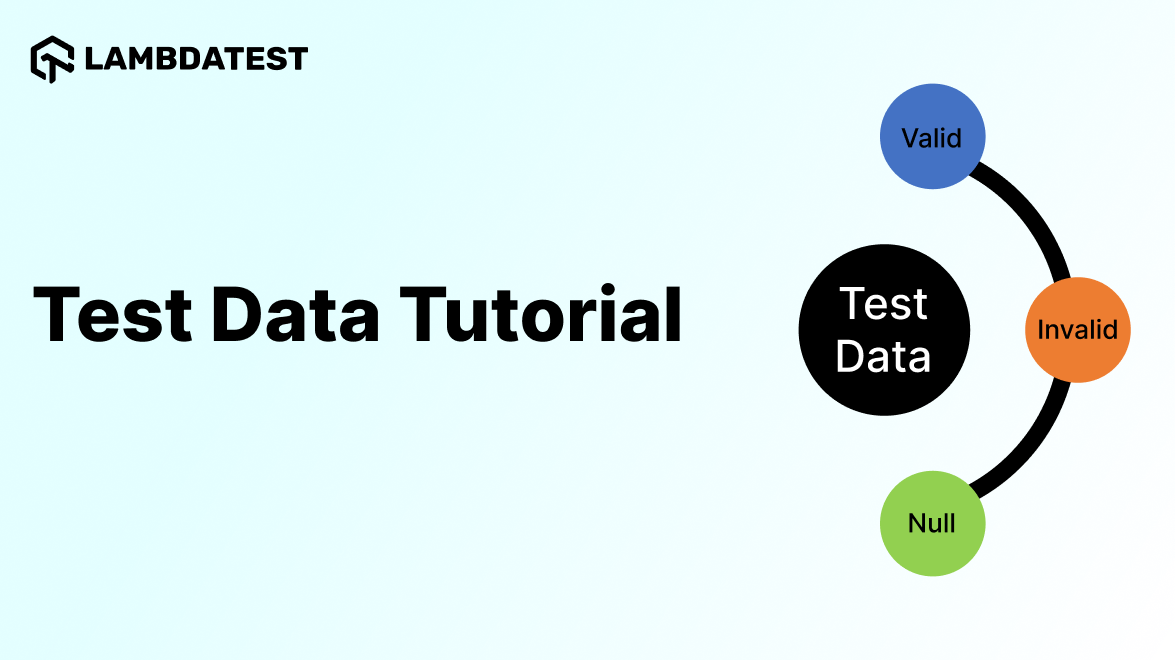 What is Test Data in Software Testing