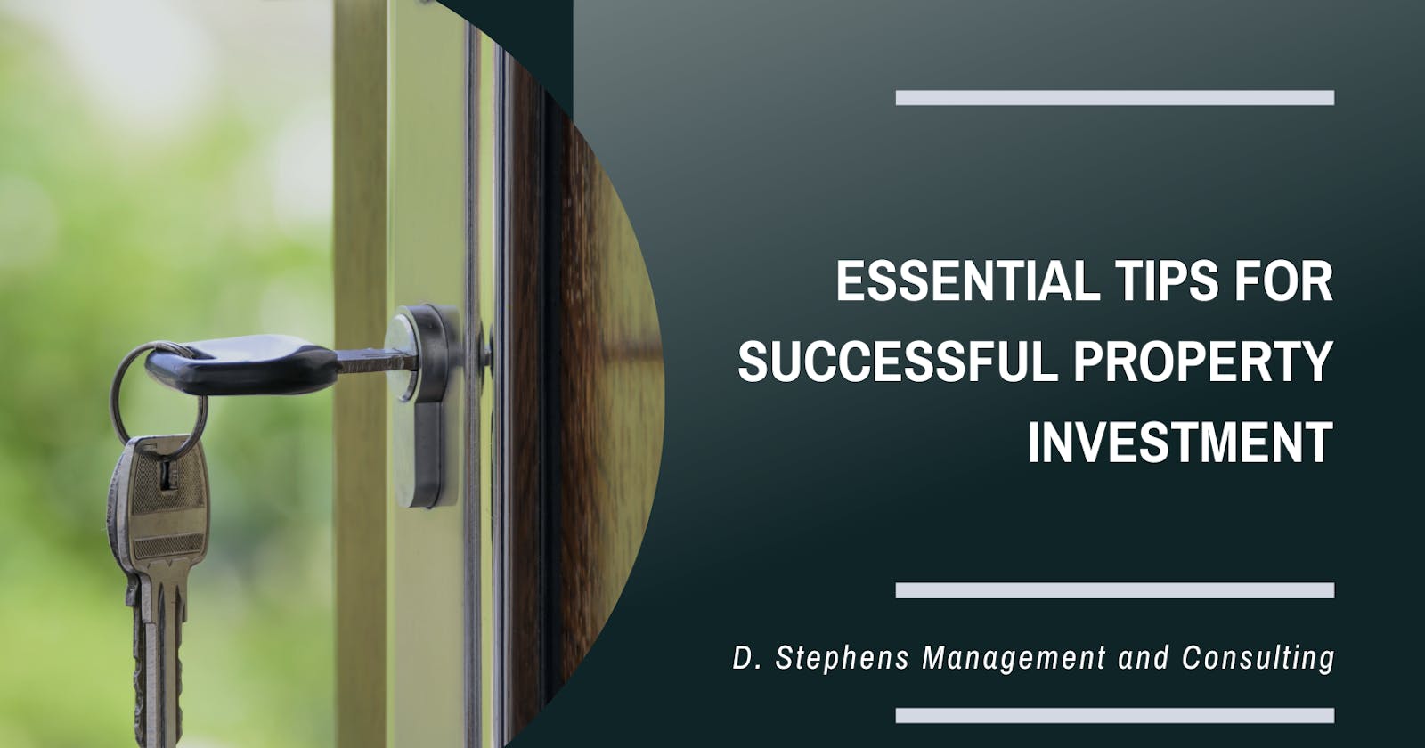 D. Stephens Management and Consulting | Essential Tips for Successful Property Investment