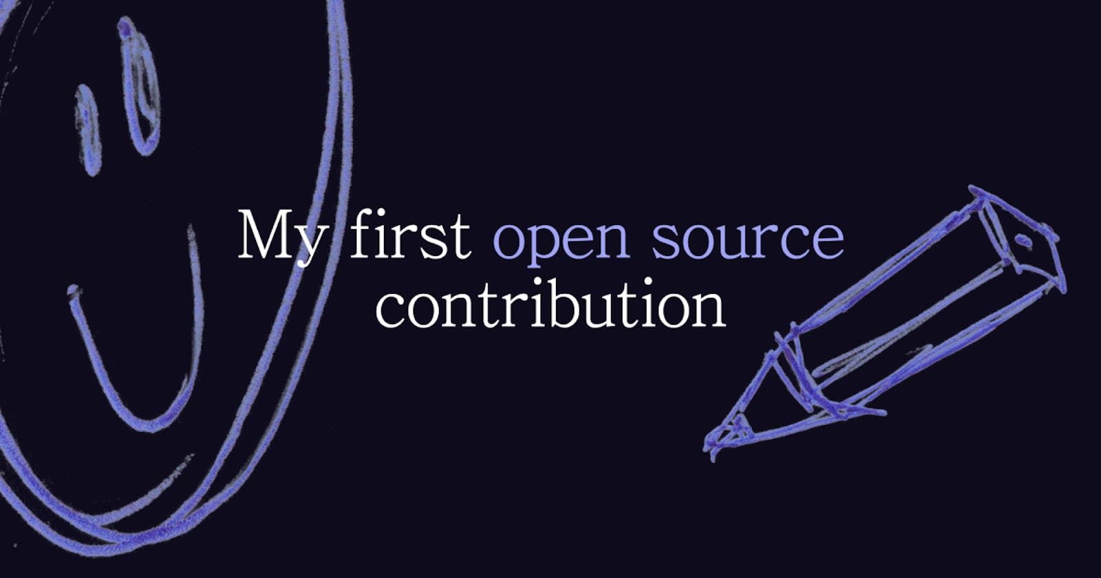 My first open source contribution 🐣