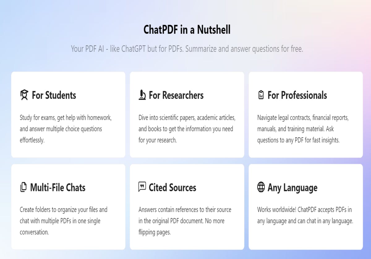 ChatPDF Review: The Future of Text Comprehension is Here