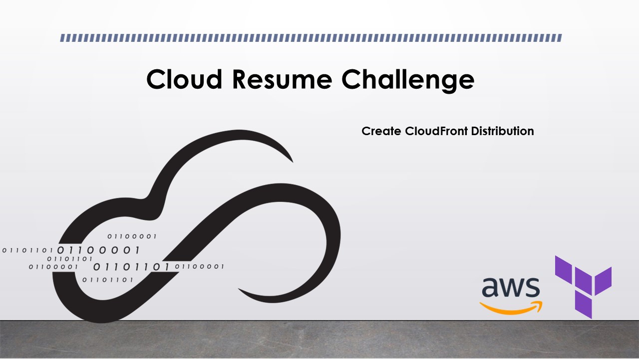 5. Cloud Resume Challenge: Creating CloudFront Distribution