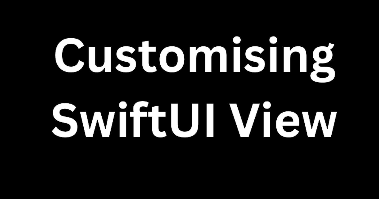 SwiftUI View Extensions vs ViewModifier vs Custom Views