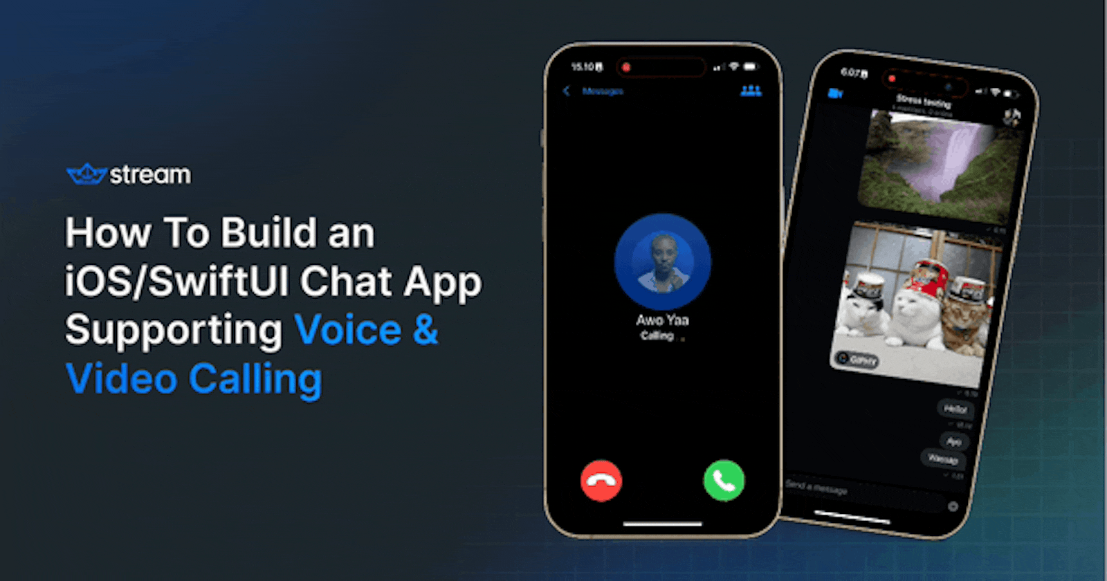 Make a SwiftUI Chat & Video Calling App