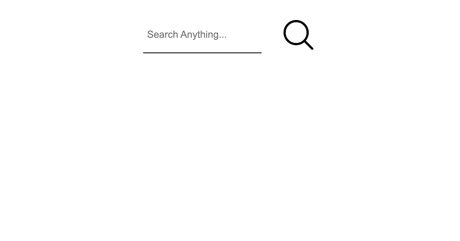 How to Make an Animated Search Bar with using only HTML and CSS