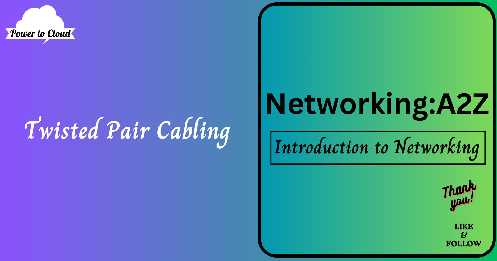 1.4 Twisted Pair Cabling
