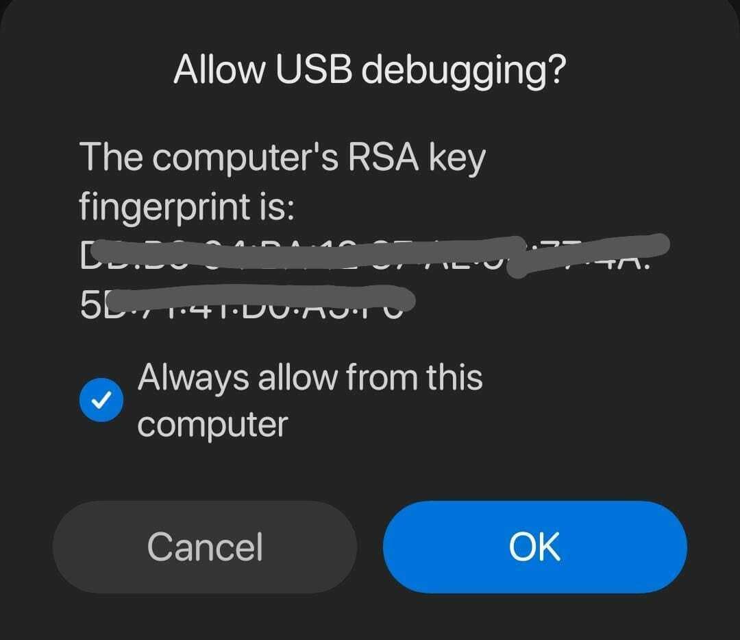 usbdebugging