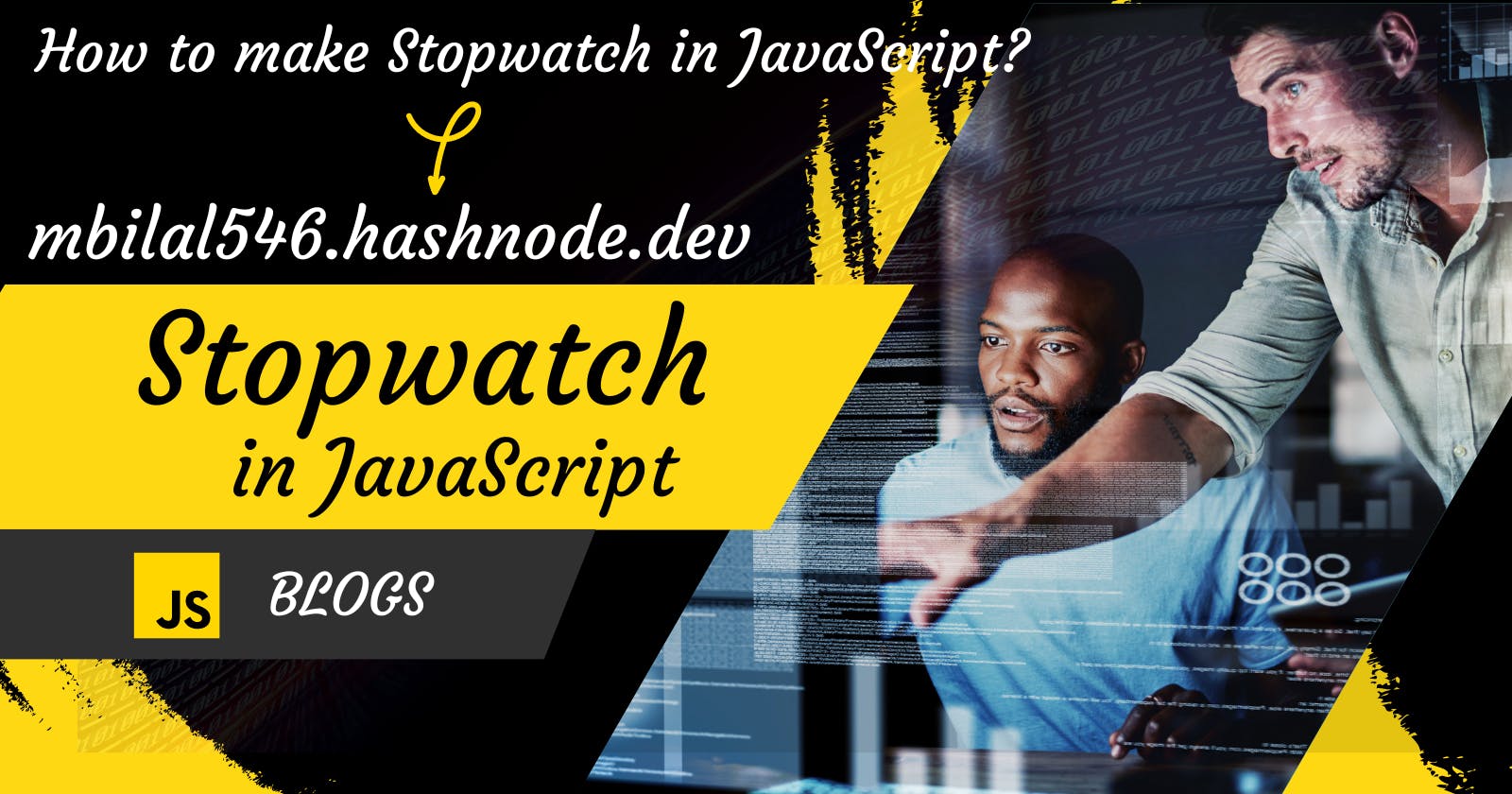 How to make a stopwatch in JavaScript?