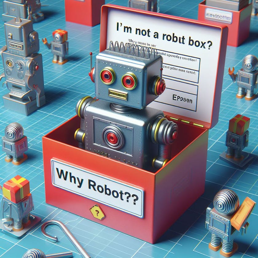 Why can't robots check the 'I'm Not a Robot' box?