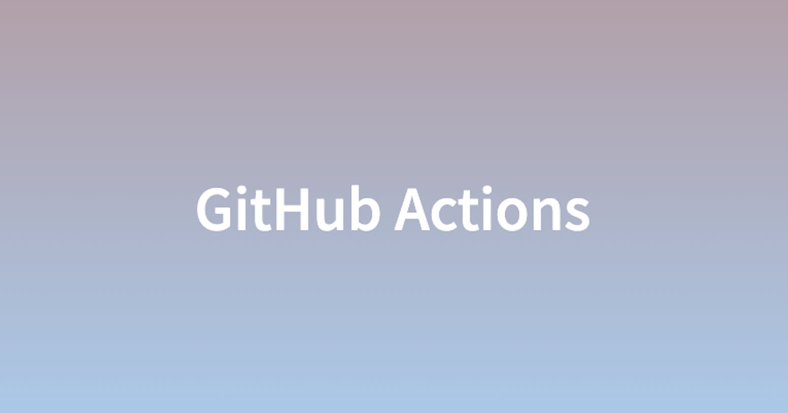 GitHub Actions를 이용하여 GitOps의 YAML 파일 동적 업데이트