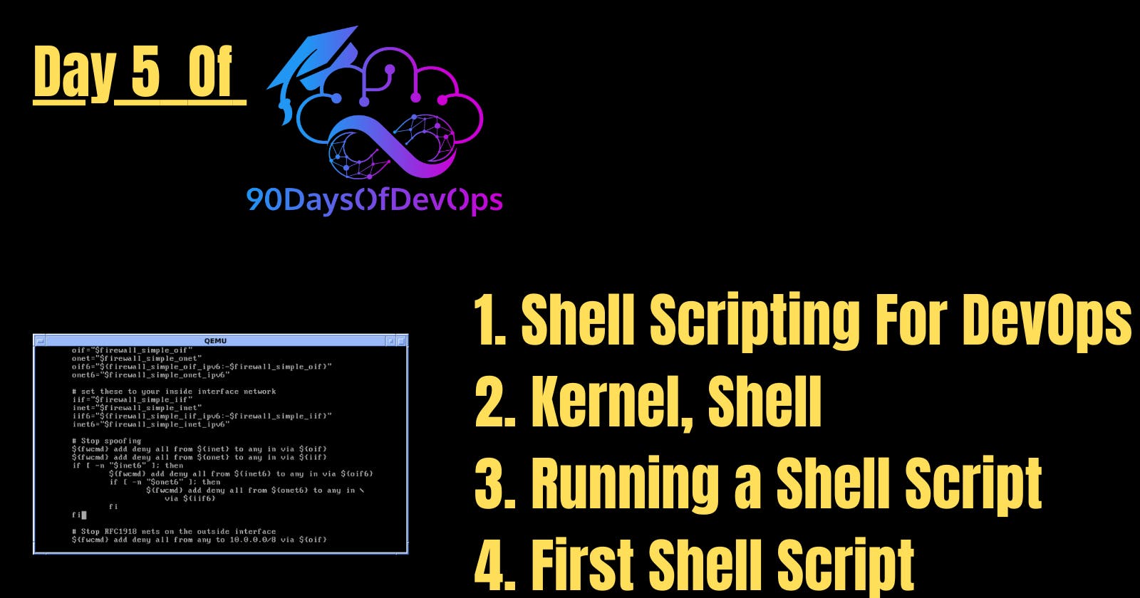 Day 5 of 90 Days of DevOps: Shell Scripting For DevOps
