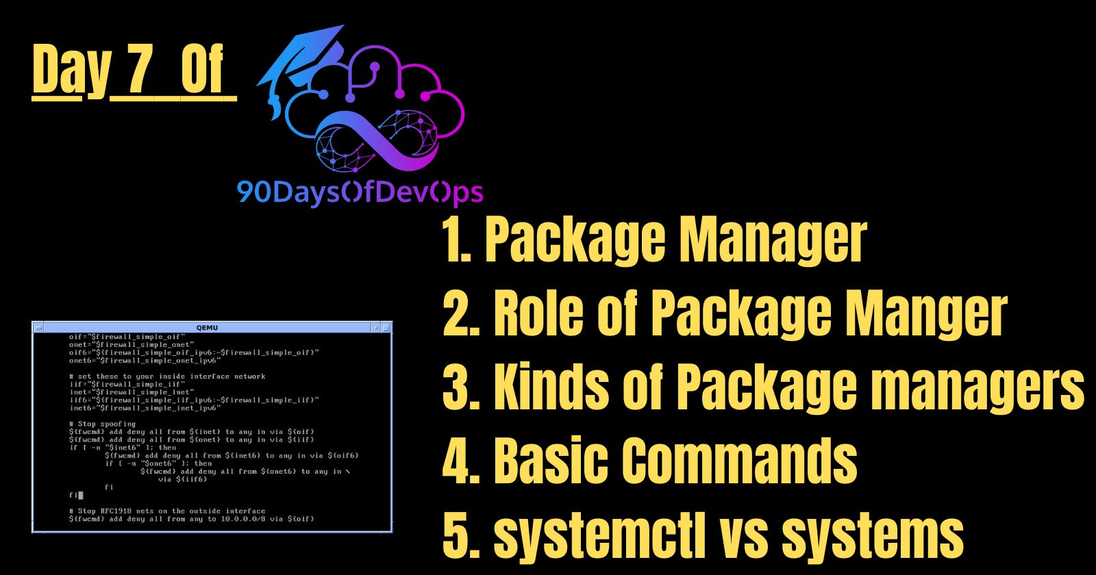 Day 7 of 90 Days of DevOps: Understanding package manager and systemctl