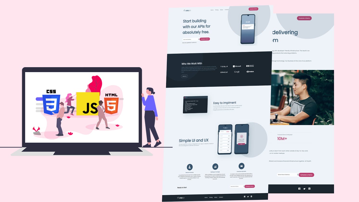 Multi-Page Website Using HTML CSS And JS