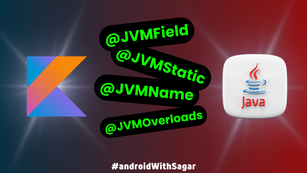 Everything about JVMField, JVMOverloads, JVMName, and JVMStatic annotations in Kotlin
