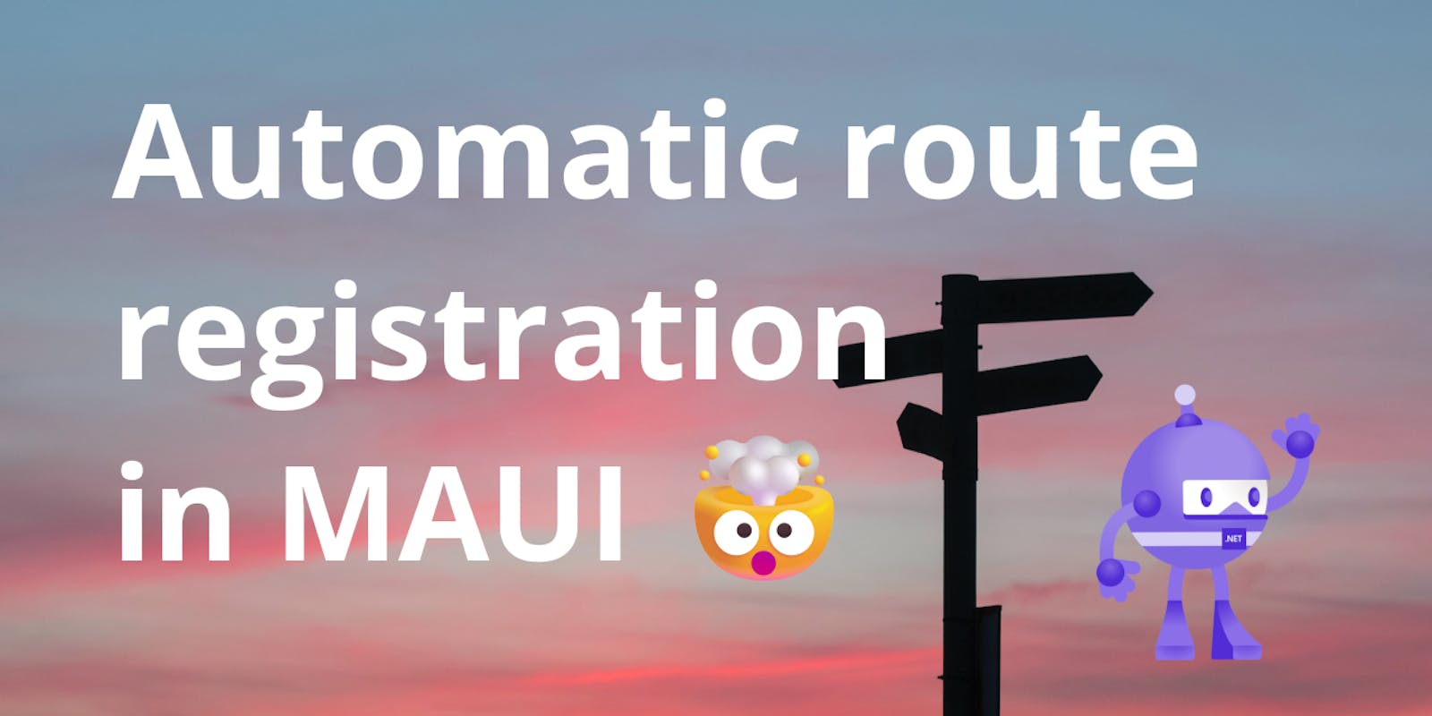 Add automatic route registration to your .NET MAUI app