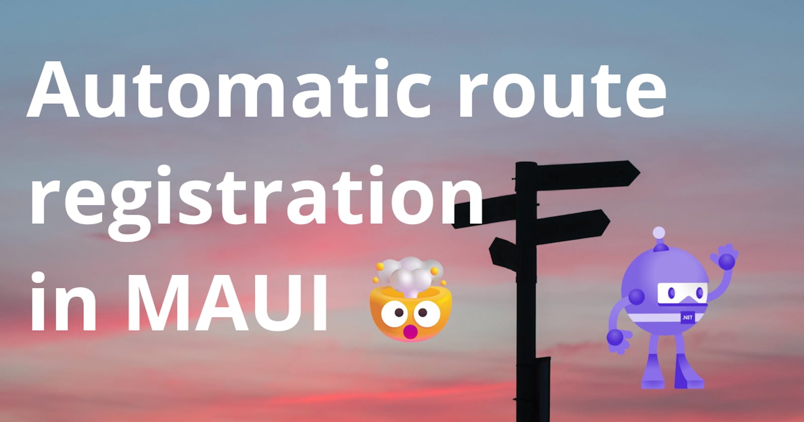 Add automatic route registration to your .NET MAUI app