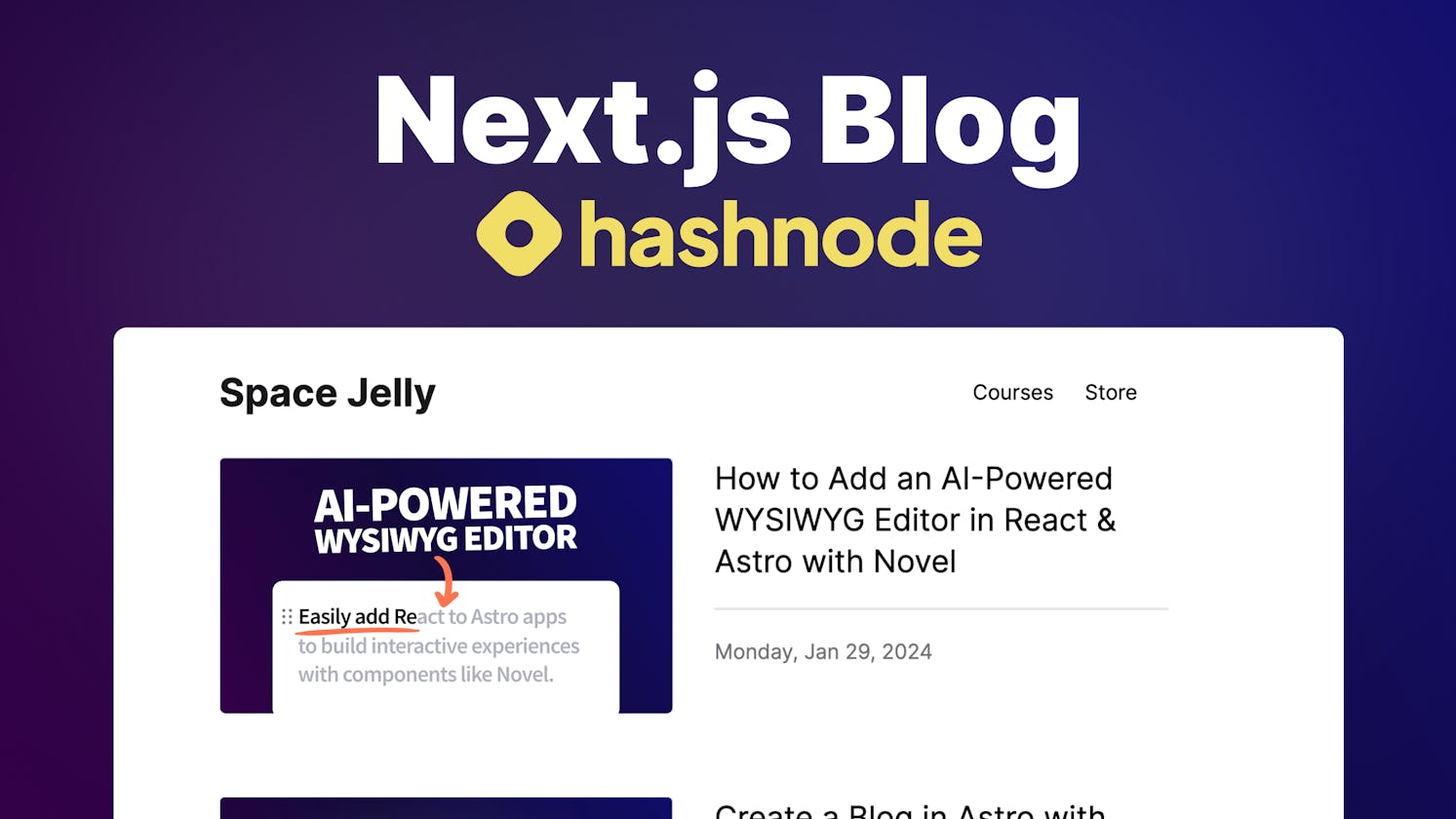 Build a Blog with Next.js App Router & Headless Hashnode