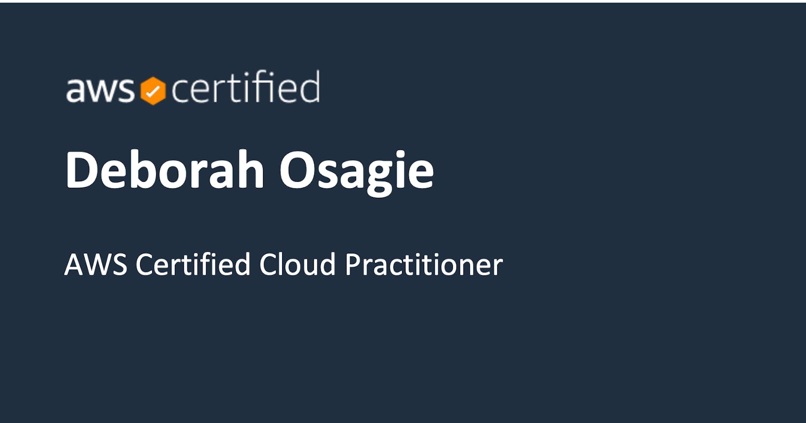 Cracking the AWS Certified Cloud Practitioner Exam: My Journey and Tips for Success.