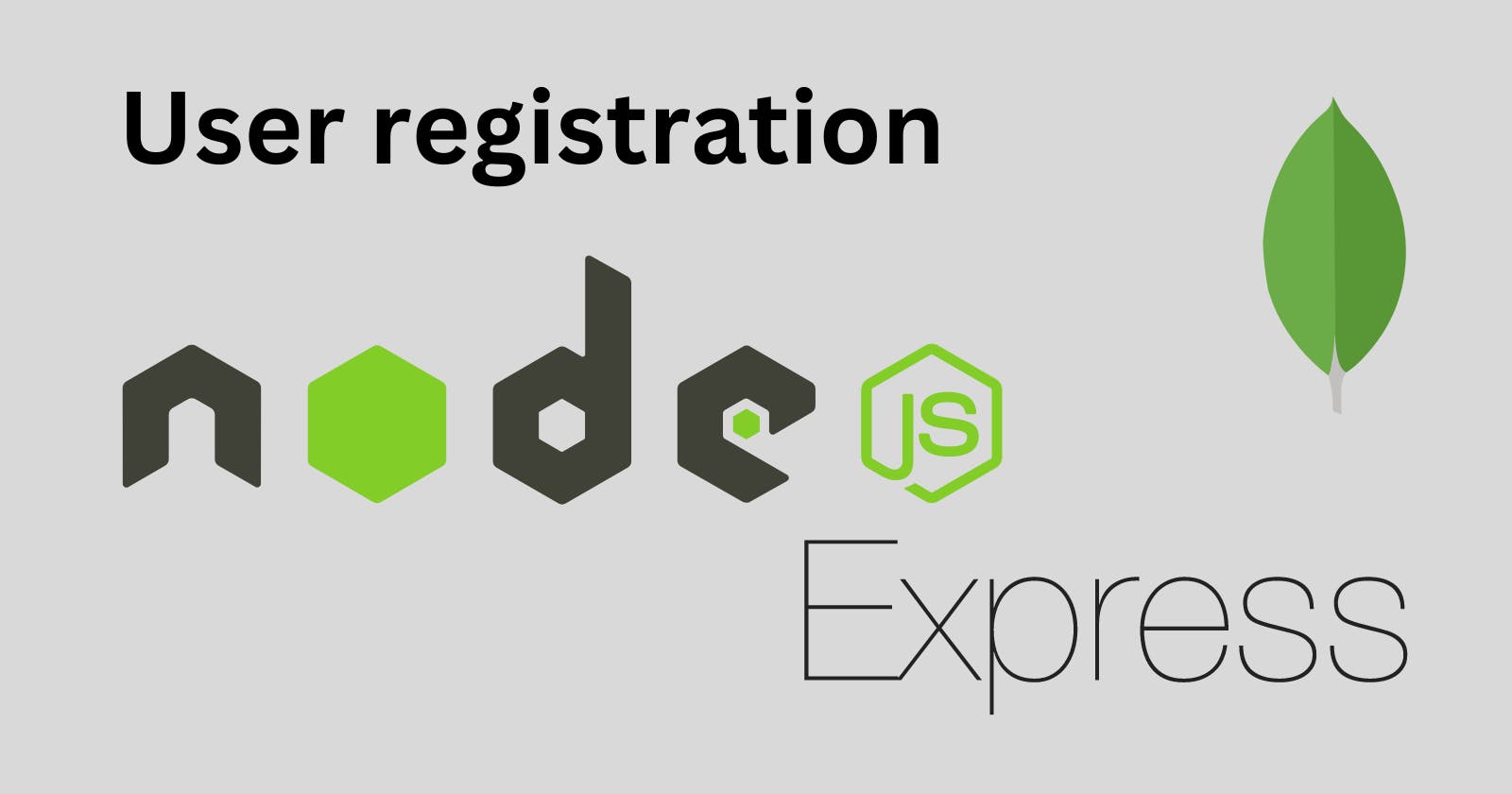 User Registration in Node.JS | Express.JS | MongoDB