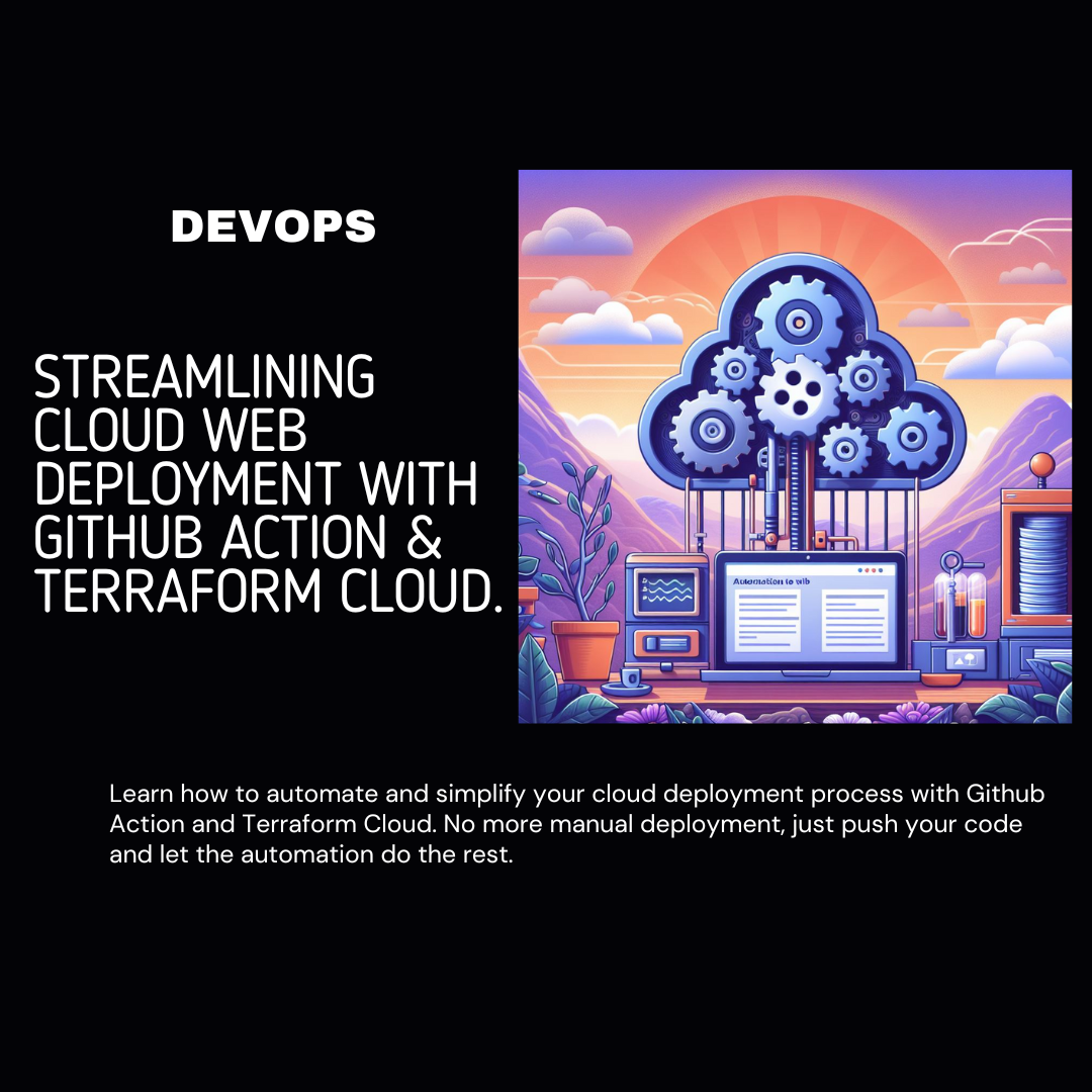Streamlining Cloud Web Deployment with GithubAction & Terraform Cloud 🚀🚀