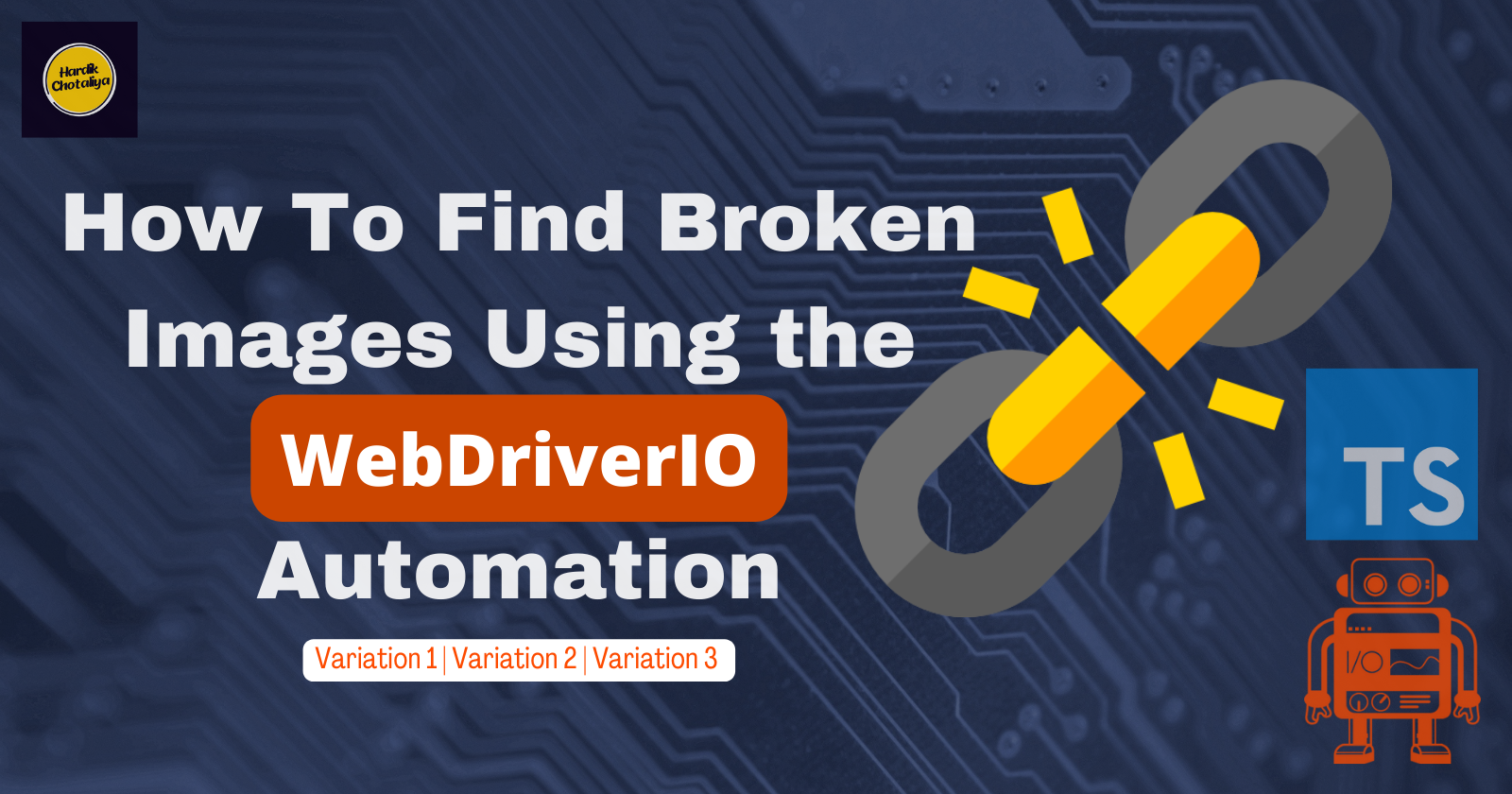 🔍 WebDriverIO Image Validation: Automate Broken Image Detection Effortlessly