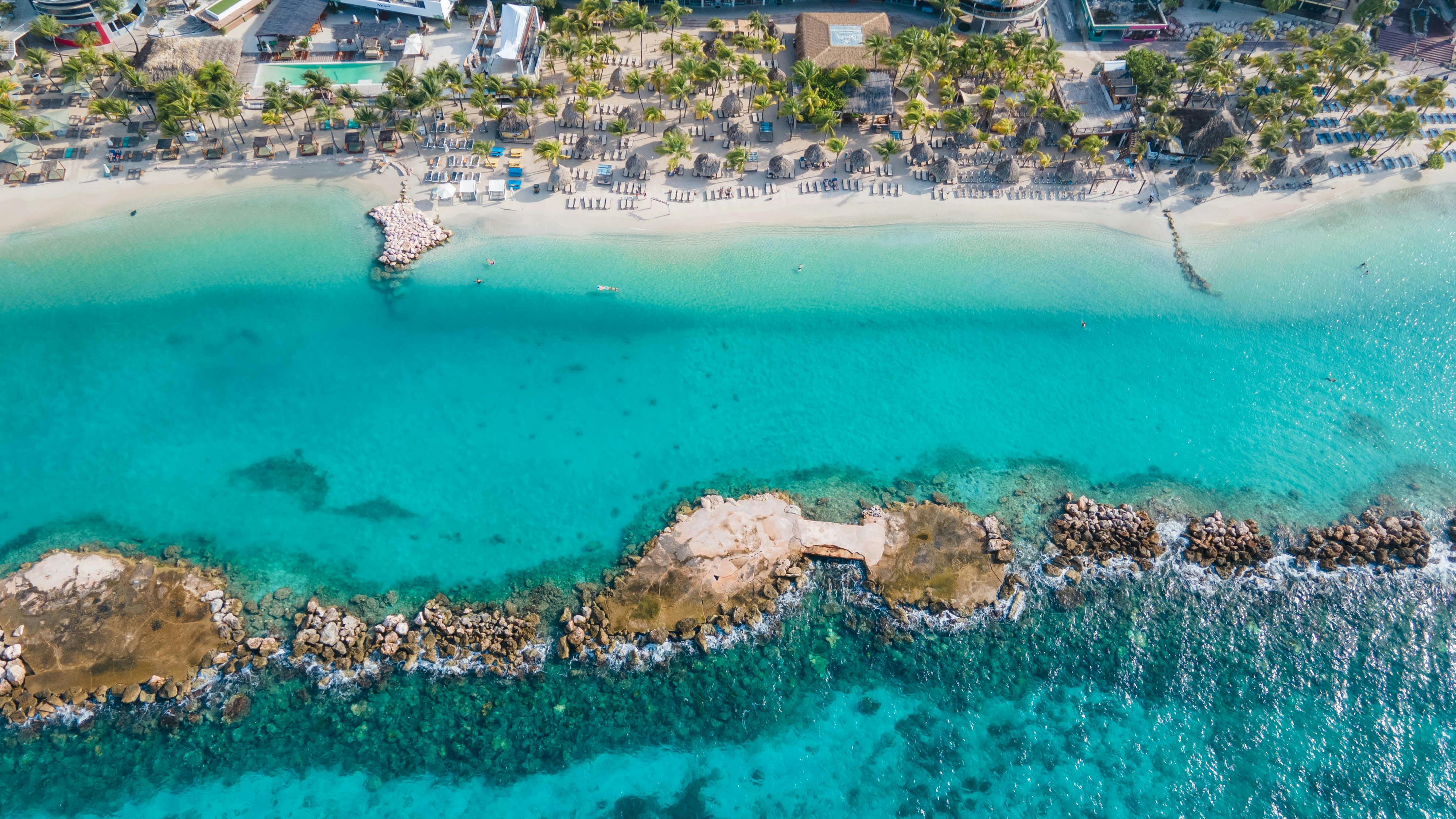 Mambo Beach on Curacao Island