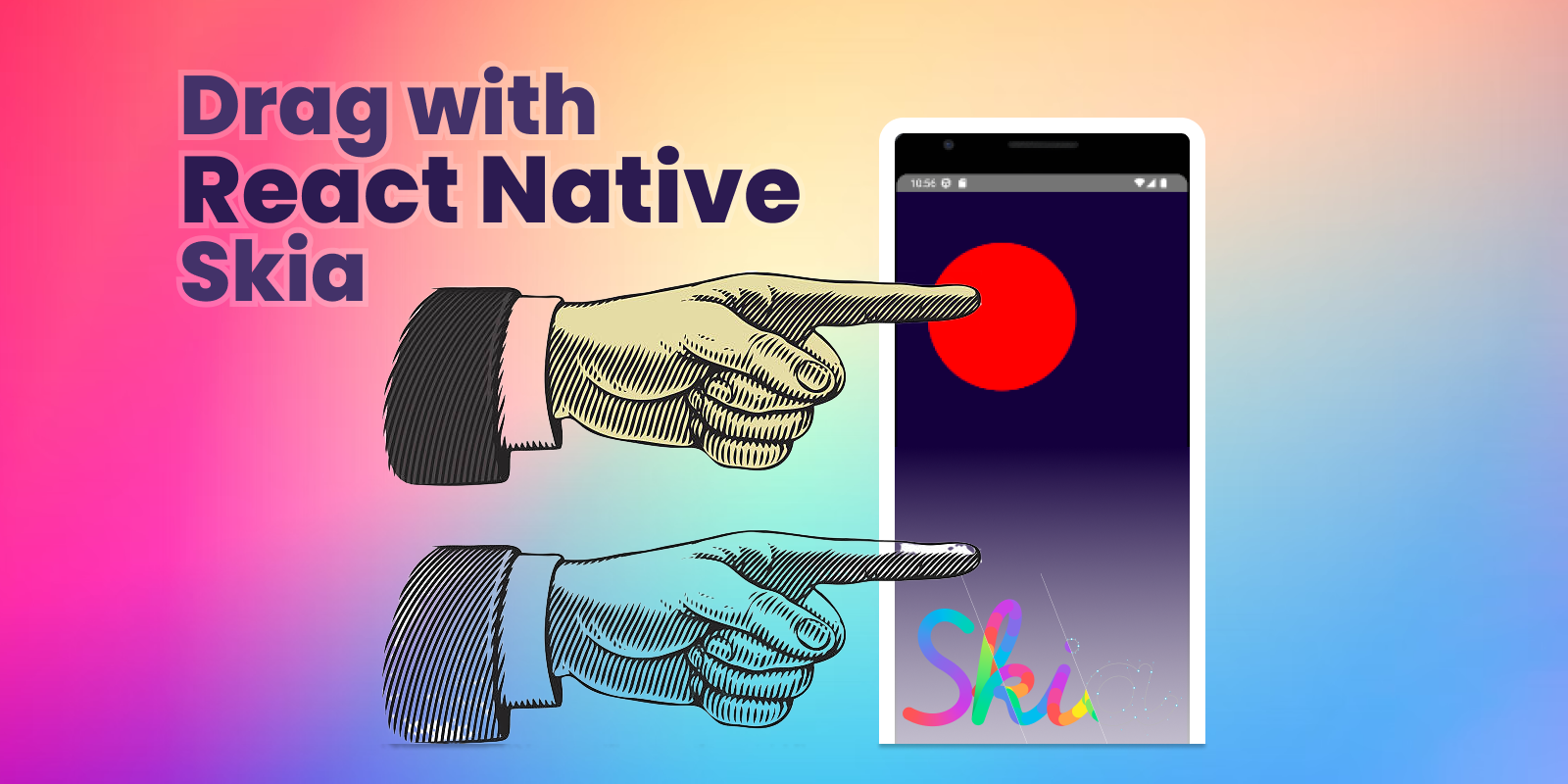 Drag with react native skia and reanimated