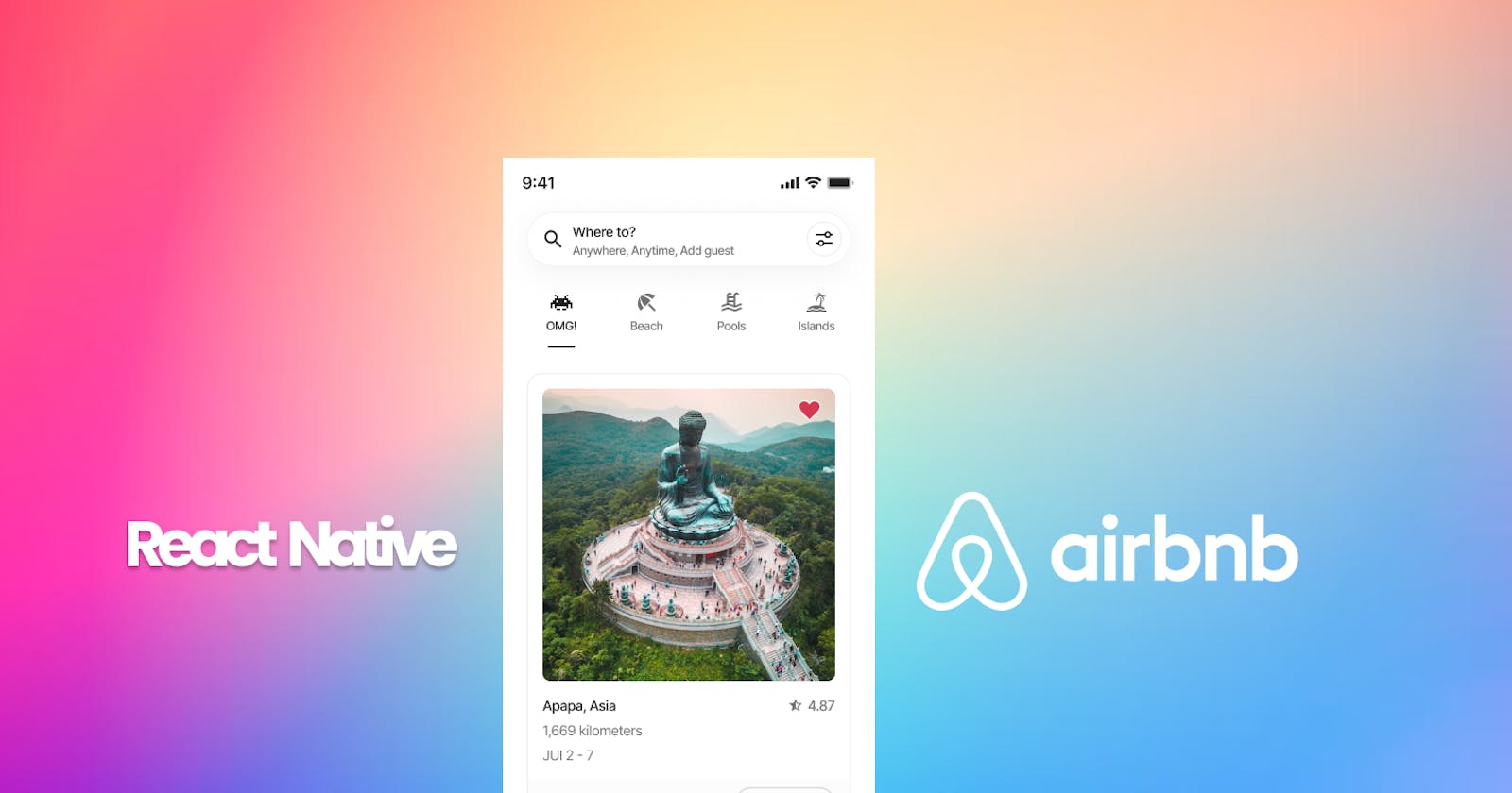 Airbnb Clone with React Native for Web