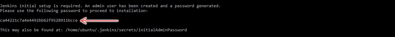 Jenkins initial admin password
