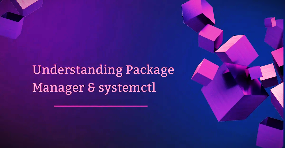 Understanding package manager and systemctl