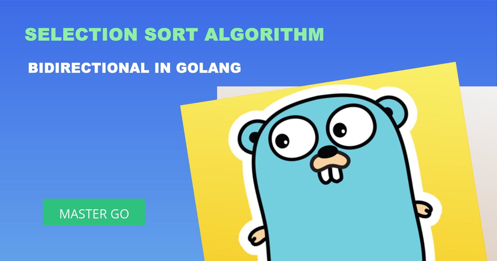 Selection Sort in Go: Beyond the Basics