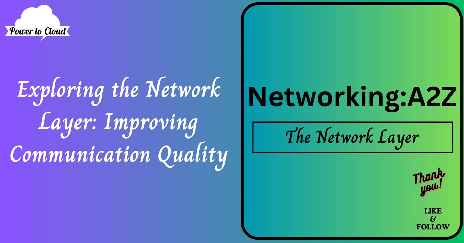 2.2 Exploring the Network Layer: Improving Communication Quality