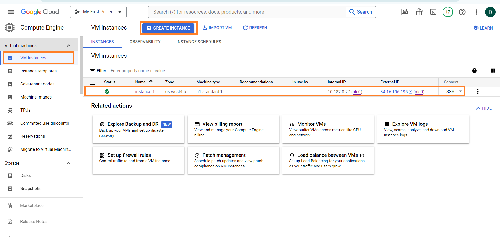 Images, machine image and custom image in GCP